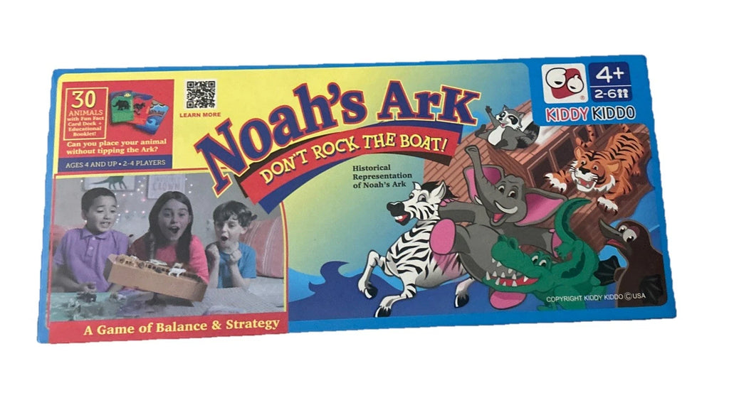 Don't Rock The Boat: Noah's Ark Tabletop Balancing Board Game