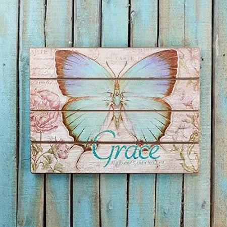 Butterfly Blessing ‘Grace’ Wall Plaque