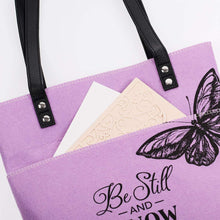 Be Still and Know Fashion felt Bible Tote Bag- Psalms 46:10