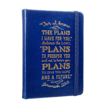 I Know The Plans Notebook with Elastic Closure- Jeremiah 29:11