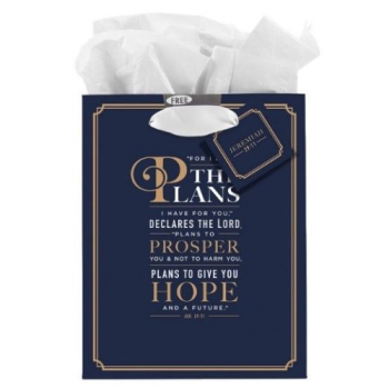 For I know the Plans Gift Bag- Jeremiah 29:11
