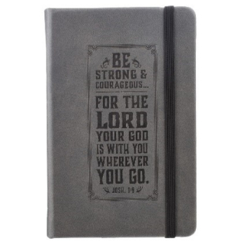 Be Strong Notebook with Elastic Closure- Joshua 1:9