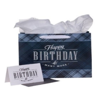Happy Birthday Gift Bag Set with Card