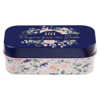 101 Prayers From the Bible Scripture Cards in a Tin
