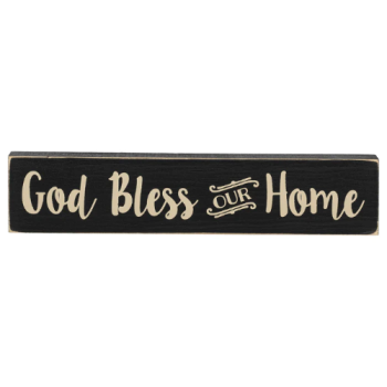 God Bless Our Home Wall Sign