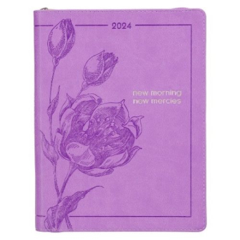 2024 New Day New Mercies 18 Month Planner for Women- Lamentations 3:22-23