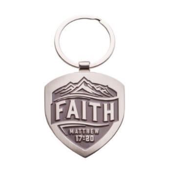 Faith Mountain Vista-Matthew 17:20 Key Ring