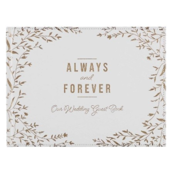 Always and Forever Medium Wedding Guest Book