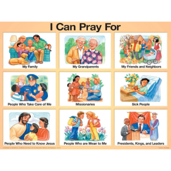 I Can Pray for Wall Chart
