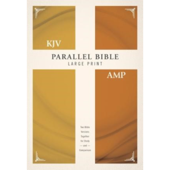 KJV, Amplified, Parallel Bible Large Print, Red Letter: Two Bible Versions Together For Study And Comparison
