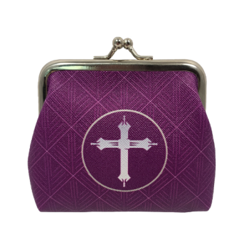Beautiful Cross Design Coin Purse-Fits all Small Essentials